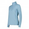 Cmp Soft Tech Mezza Zip Azzurro Donna