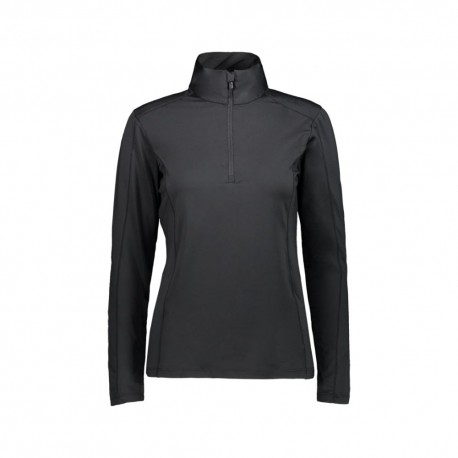 Cmp Soft Tech Mezza Zip Nero Donna
