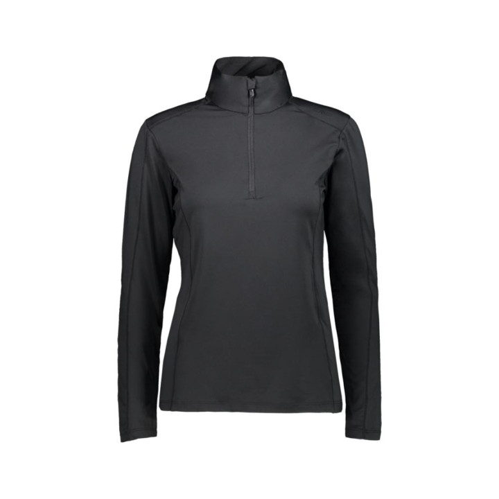 Cmp Soft Tech Mezza Zip Nero Donna