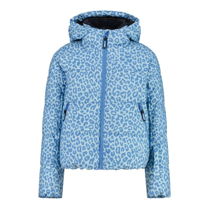 Cmp Piumino Sci Animalieu Azzurro Bambina
