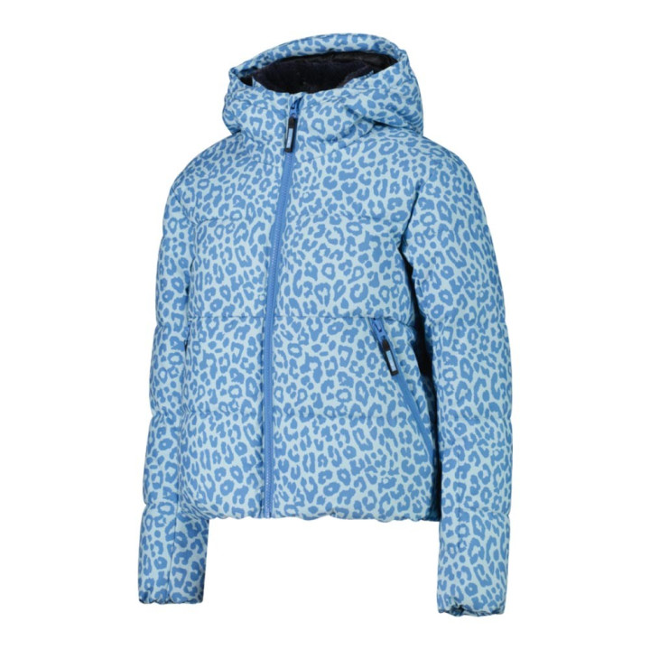 Cmp Piumino Sci Animalieu Azzurro Bambina