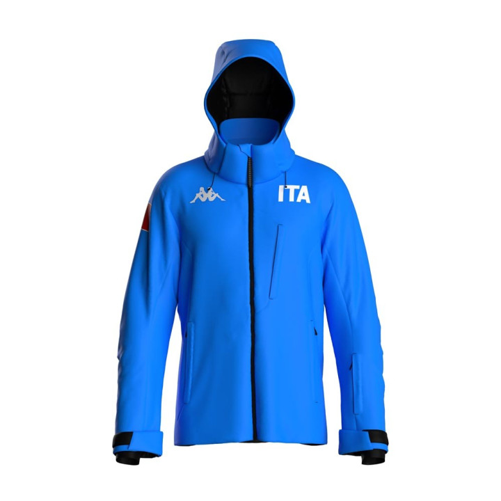 Kappa 8Cento 886 Giacca Sci Ita Azzurro Bambino