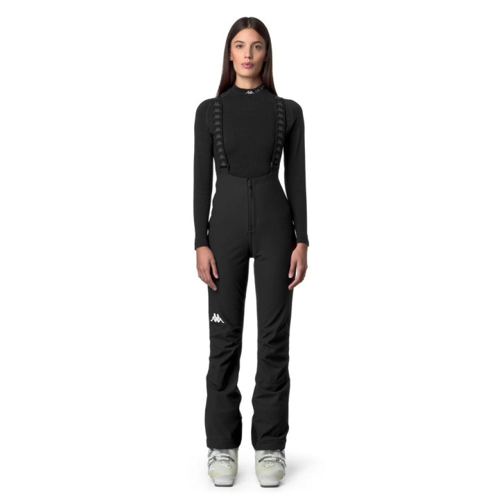 Kappa 8CENTO 846 Pantalone Sci Nero Donna