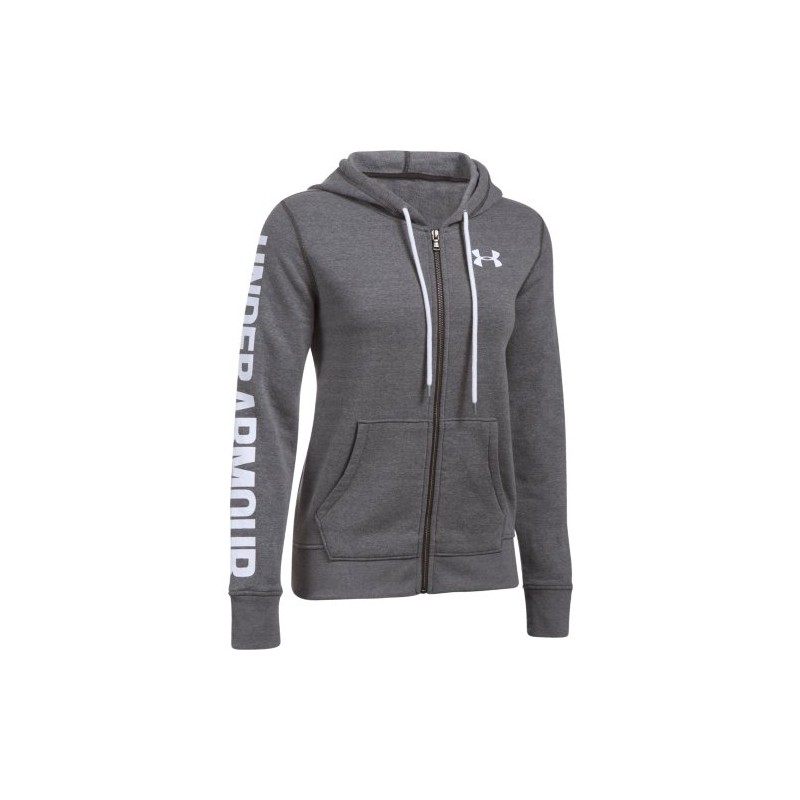 felpa zip under armour donna