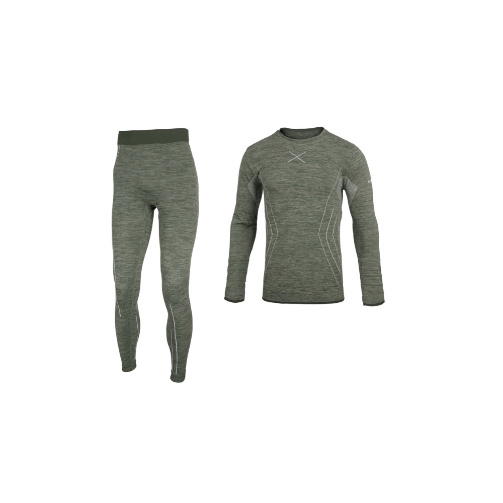 Hot Stuff Set Intimo Lungo Grigio Uomo XXL/XXXL