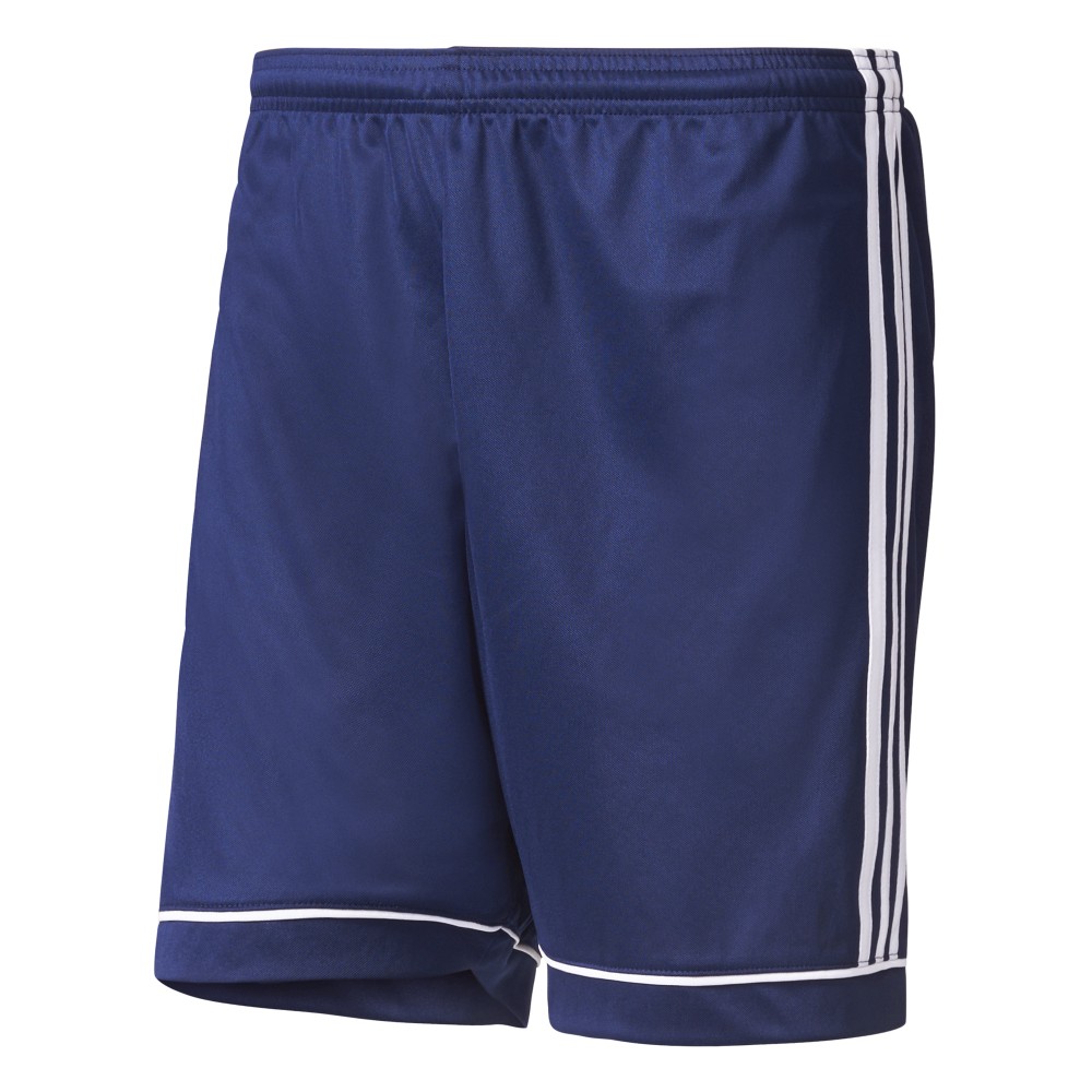 ADIDAS pantaloncini calcio squadra team blu bianco uomo 116 cm / 5-6 A