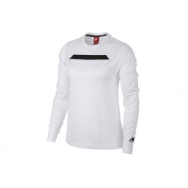 Nike T-Shirt Donna Tech Fleece Bianco