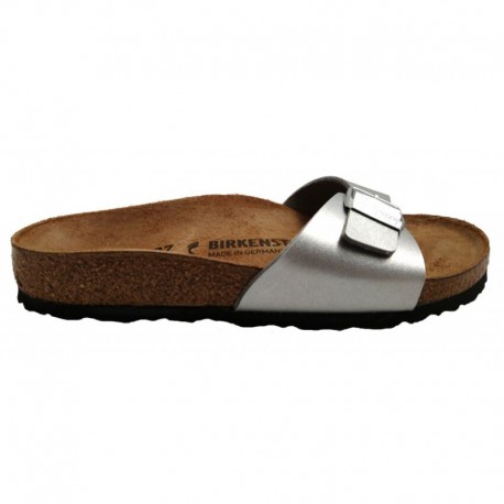 Birkenstock Sandalo Donna Madrid Argento