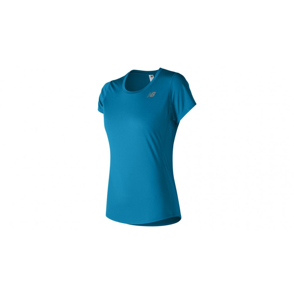 Image of New Balance T-Shirt Mm Rn Accelerate Donna Maldblue M