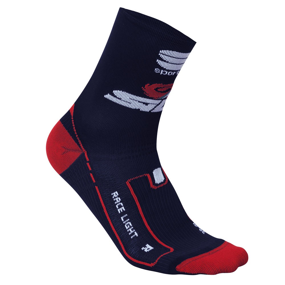 Sportful Calze Bahrain Merida 2018 Blu L/XL