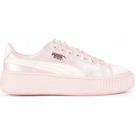 Puma Junior Basket Platform Tween Gs Rosa