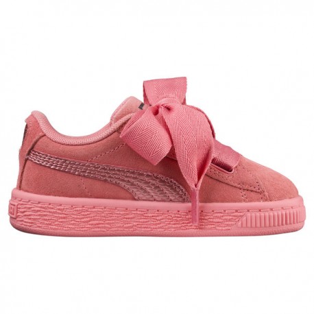 puma heart bambino rosa