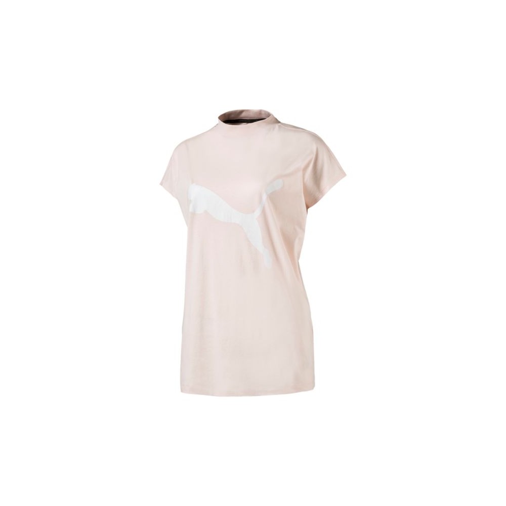 Image of Puma T-Shirt Donna Smanicata Rosa L