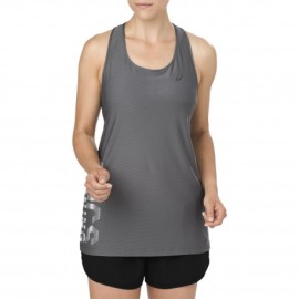 Ascics Tank Donna Rn Graphic Carbon