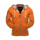 Podhio Giacca Felpa Uomo Zip e Cappuccio Arancio