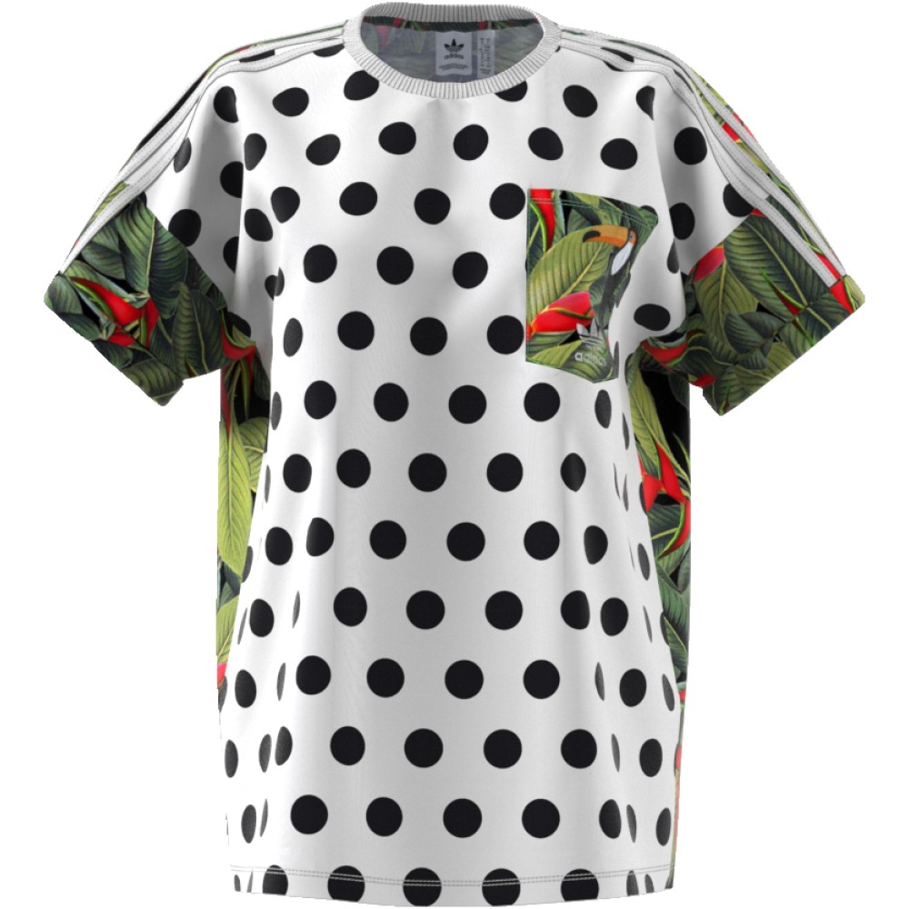 ADIDAS originals t-shirt donna mm pois or bianco cw1376 - Acquista online  su Sportland