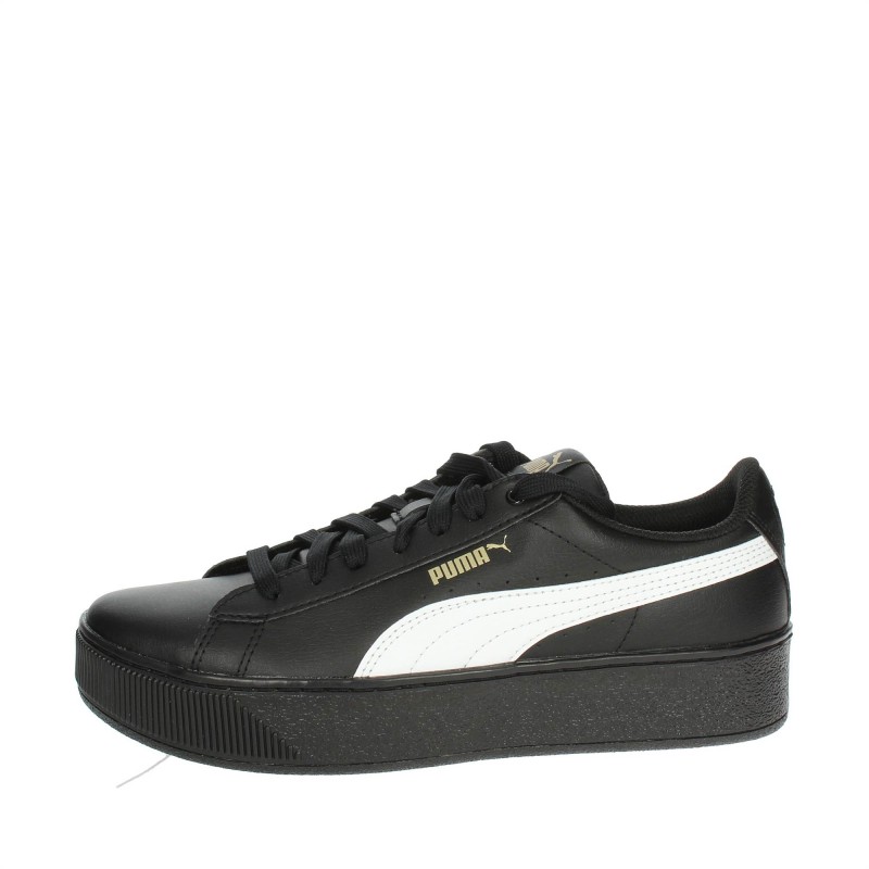 puma vikky platform bianche e nere