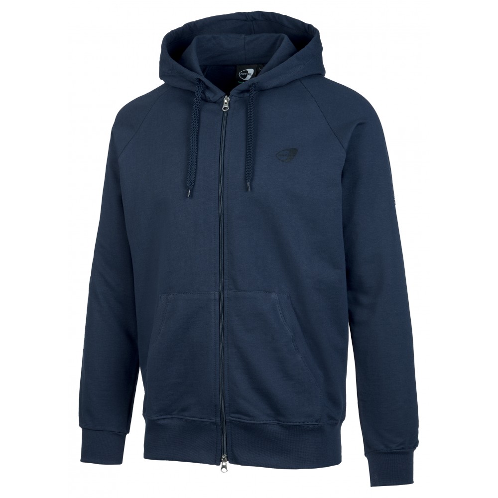 Get Fit Felpa Full Zip C/Capp Blu XXL