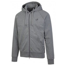 Get Fit Felpa Full Zip C/Capp Grigio