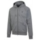 Get Fit Felpa Full Zip C/Capp Grigio