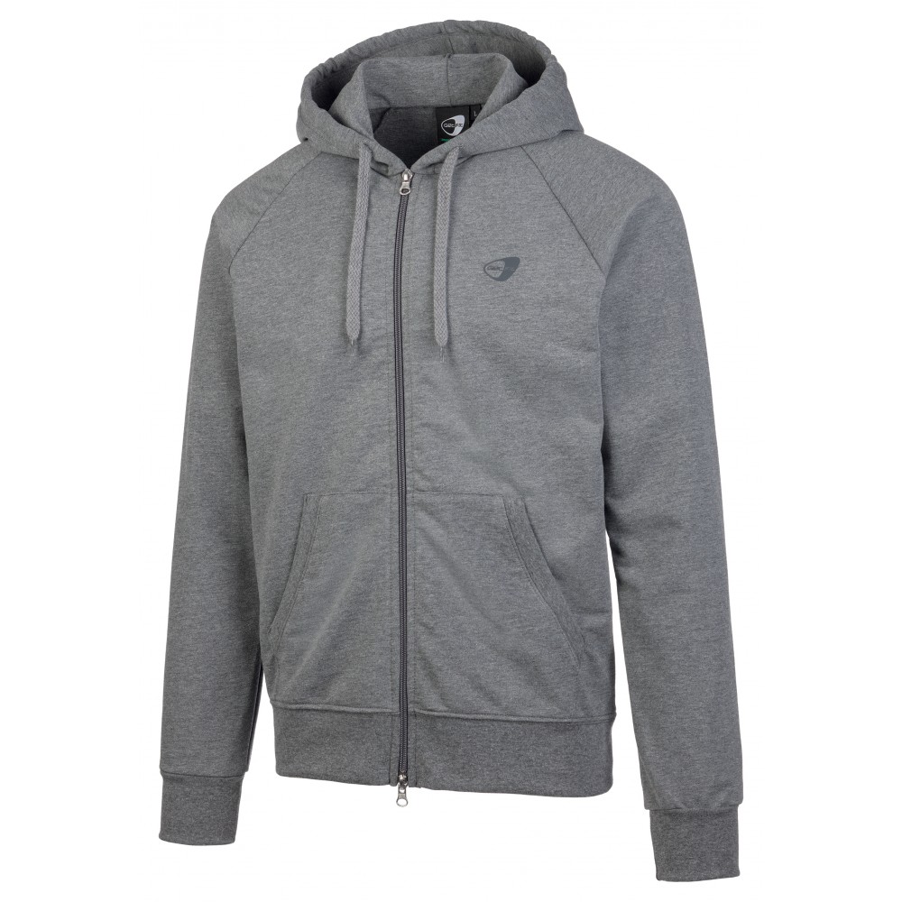 Get Fit Felpa Full Zip C/Capp Grigio XXL