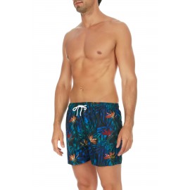 Effek Boxer Fantasia Foglia  Blu