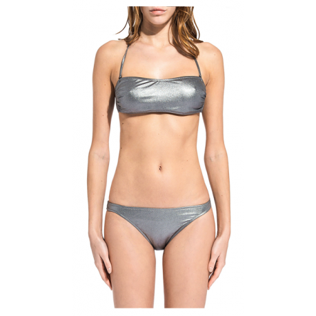 Sundek Bikini Donna Fascia Lurex  Argento