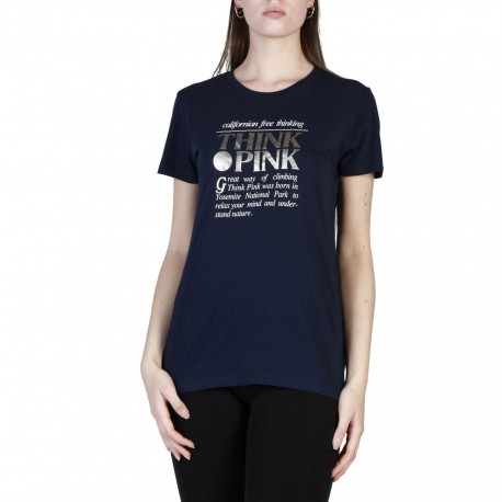Think Pink T-Shirt Logo Donna Blu
