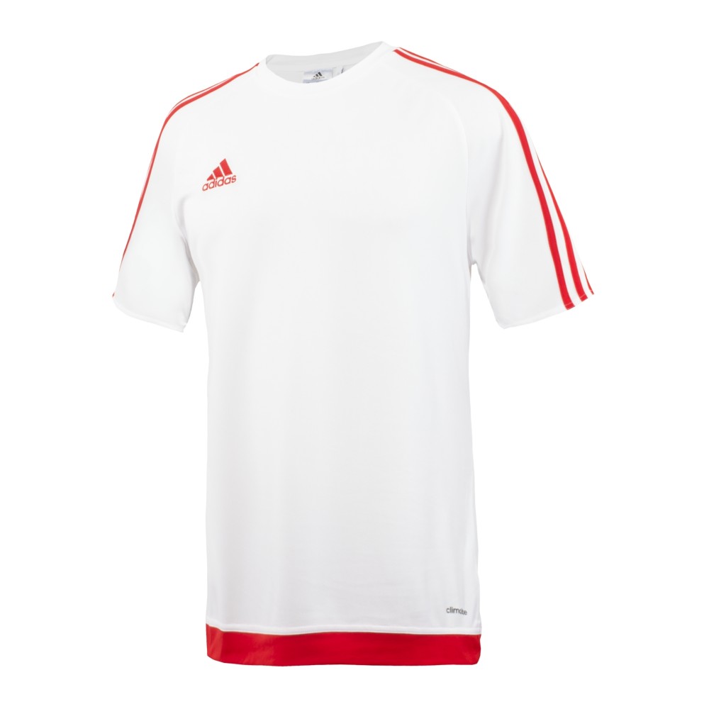 ADIDAS t-shirt mm estro 15 team bianco/rosso bambino 5-6 Anni