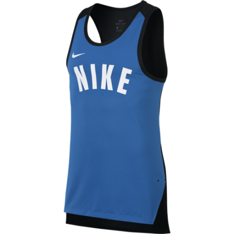 Nike Smanicato Dry Hprelt  Blu/Bianco