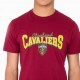 New Era T-Shirt Mm Nba Cleveland  Bordeaux/Giallo