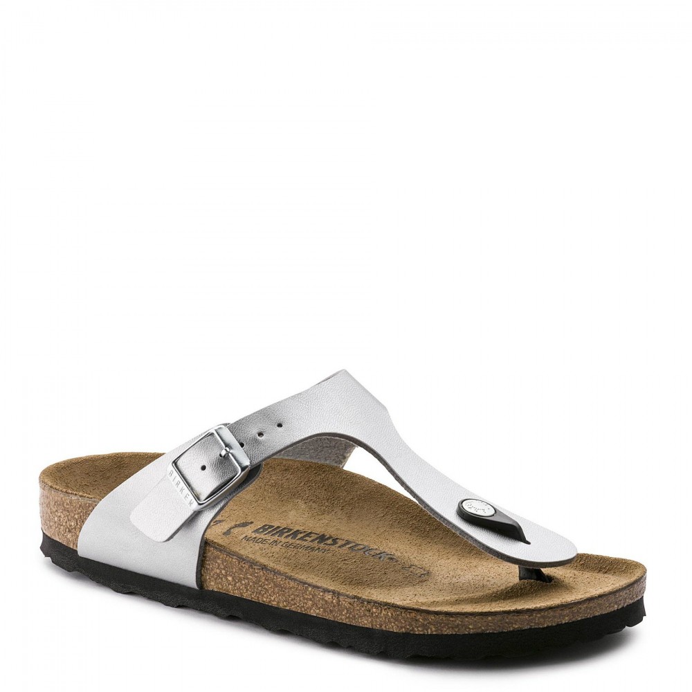 Birkenstock Sandali Gizeh Argento Donna EUR 40