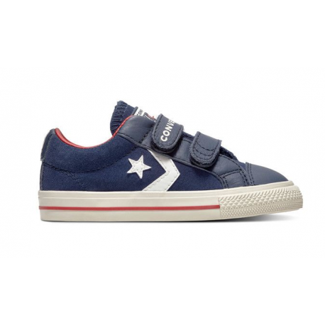 converse star player bambino bianche