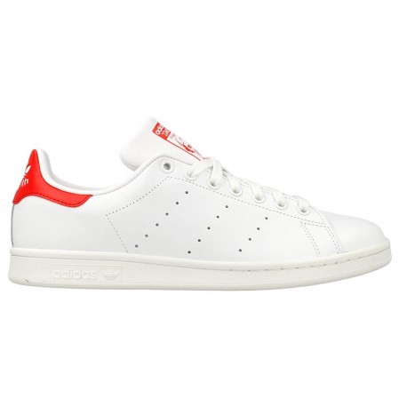 Adidas  Stan Smith Lea Bianco/Rosso