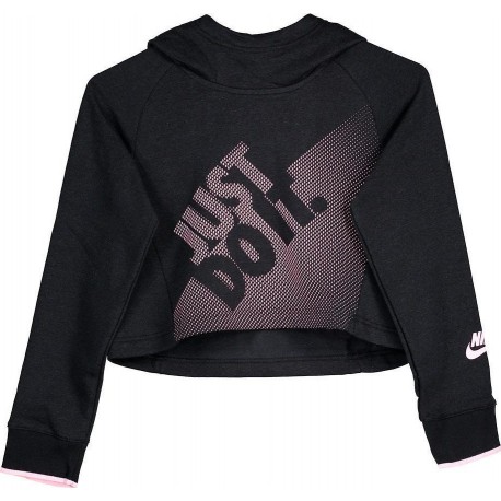 felpa nike bambino nere