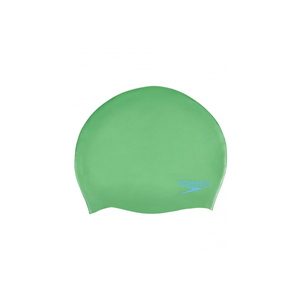 Speedo Cuffia Silicone Plain Moulded Junior Verde TU