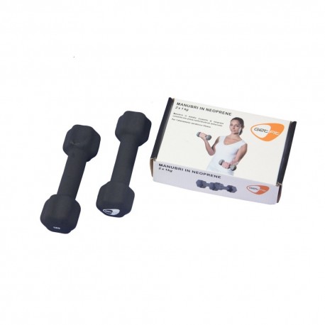 Get Fit Neoprene Dumbbell Box 2 PZ x 0,5 Kg