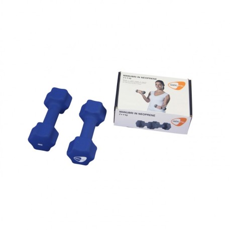 Get Fit Neoprene Dumbbell Box 2 PZ x 4 Kg