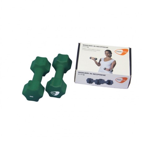 Get Fit Neoprene Dumbbell Box 2 x 5 Kg