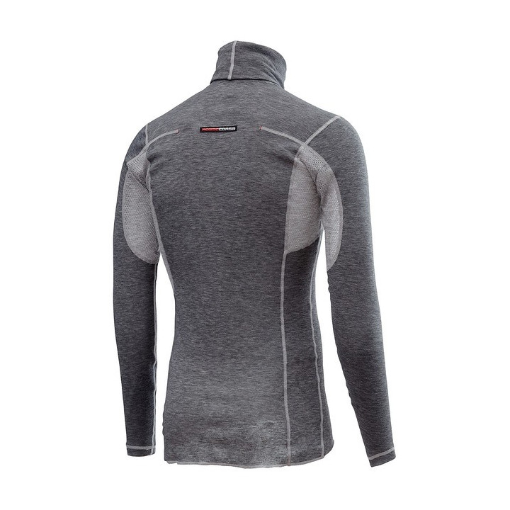 Castelli Maglia Manica Lunga Flanders Collo Alto Grigio Uomo