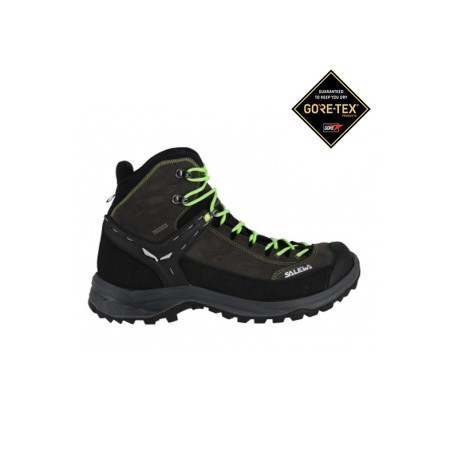 Salewa Pedula Hike Trainer Mid Nero Verde Uomo