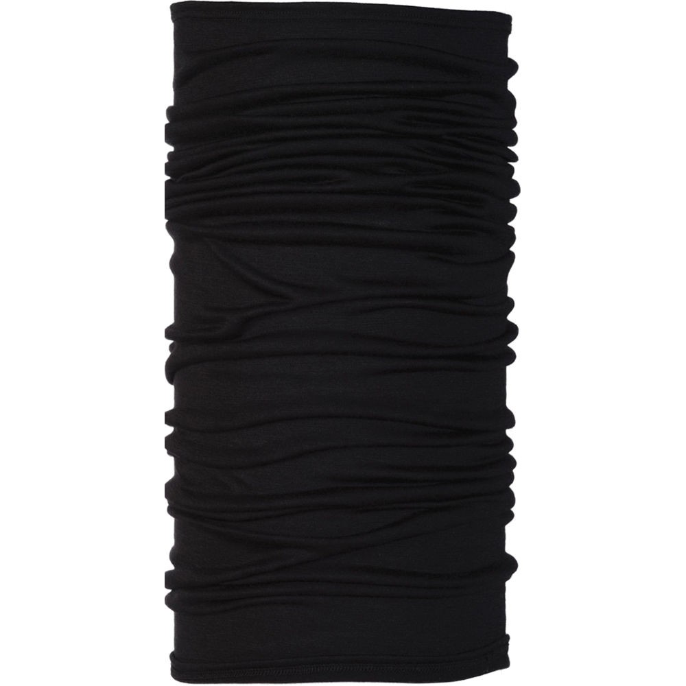 Buff Scaldacollo Leggero In Merino Nero TU