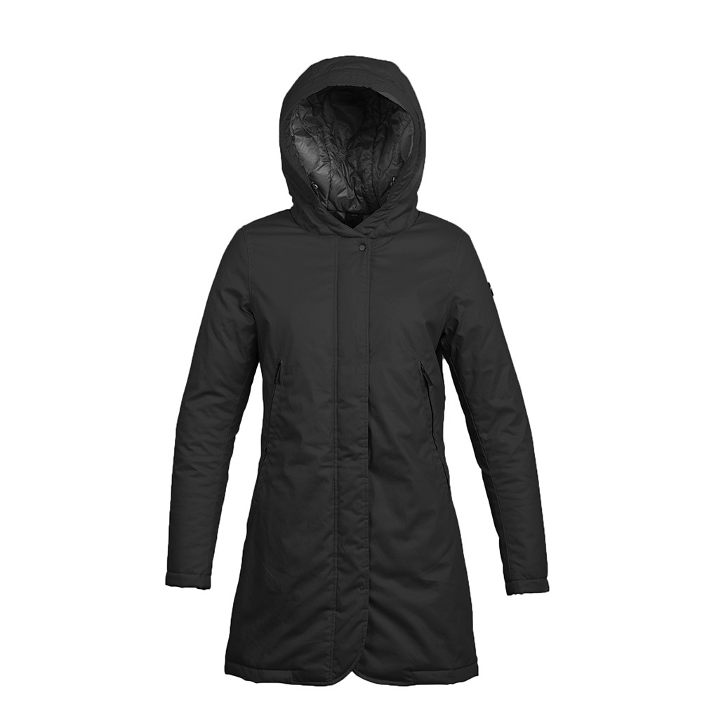 parka nero donna