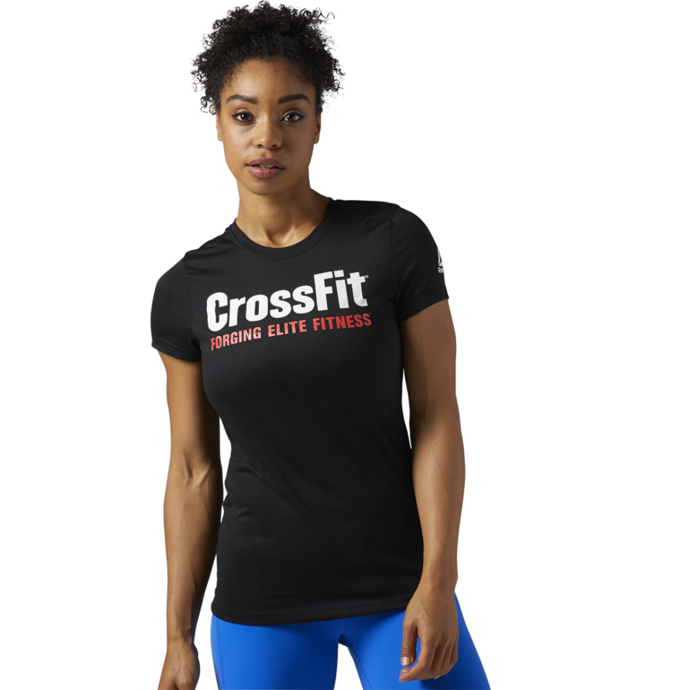 Reebok T-Shirt Manica Corta Cross Fit Donna Nero BR0650 - Acquista online  su Sportland