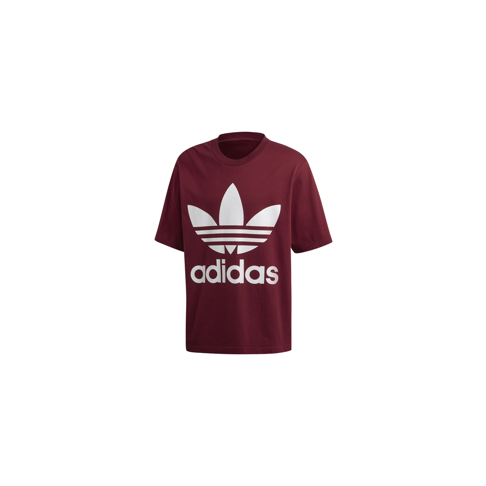 Image of ADIDAS originals t-shirt con logo bordeaux uomo XL