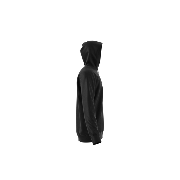 Adidas Felpa Con Cappuccio Trefoil Nero Uomo