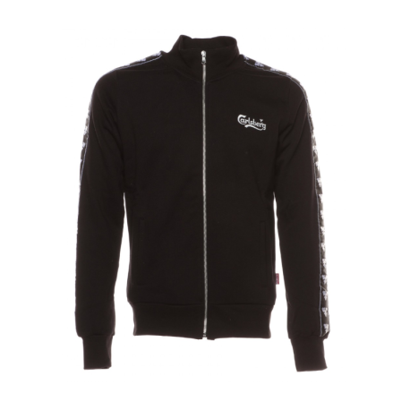 Carlsberg Felpa Logo Con Cerniera Zip Nero Uomo