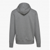 Diadora Felpa Con Cappuccio Logo Grigio Uomo