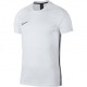 Nike T-shirt Manica Corta Dry Academy Bianco Nero Uomo