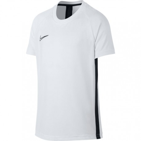 Nike T-Shirt Manica Corta Dry Academy Bianco Nero Bambino